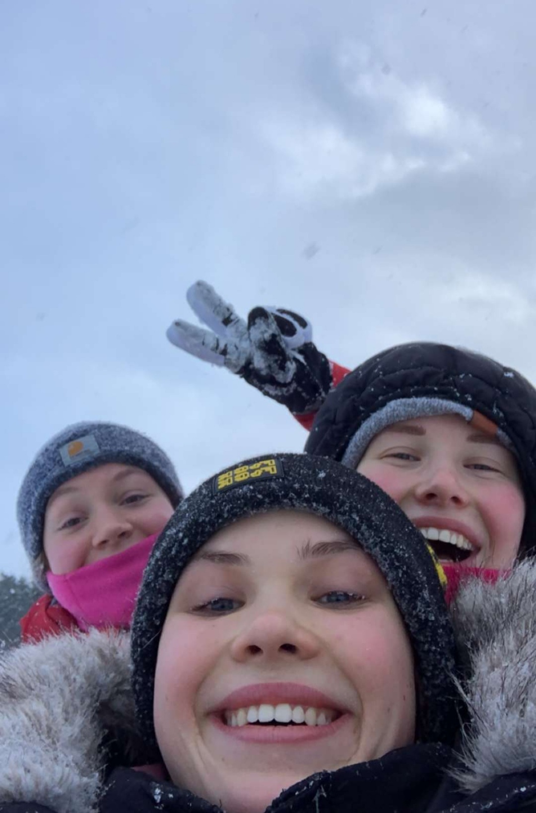 Õnnelikud lapsed lumes
