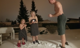 Eesti laps ei karda talve: saunamõnud lumes!